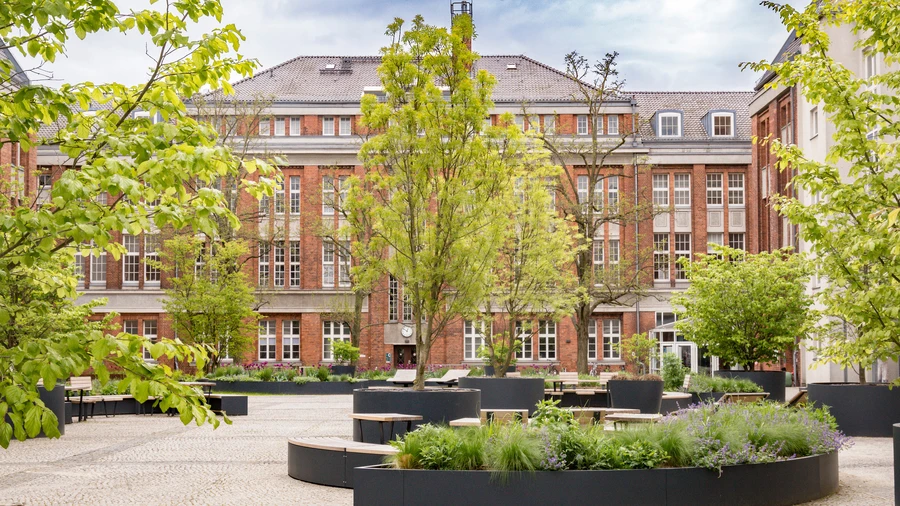 Der Herzberg-Campus in Berlin-Lichtenberg, künftiger Standort der BEO Schule